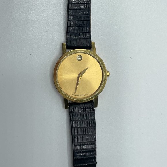Authentic women Movado glod museum watch main image 5